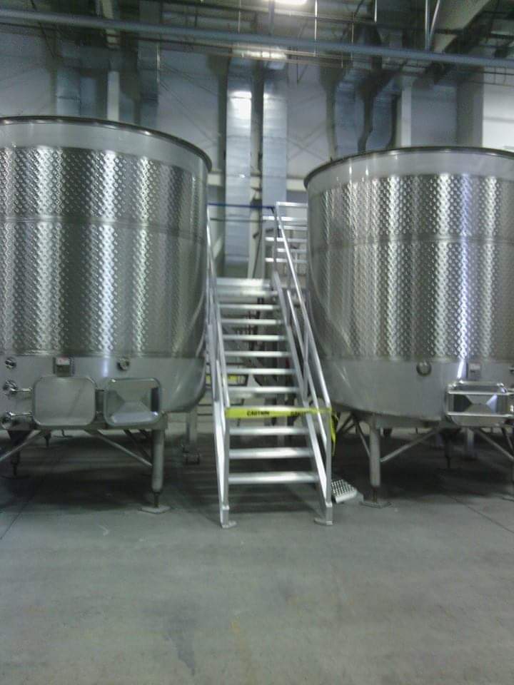 Winery Tank with Catwalk
